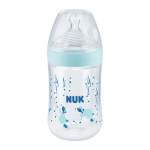Nuk Nature Sense Temperature Control Bottle 260ML 6-18M M - Racoon