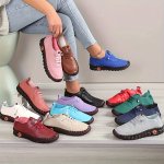 Women's Solid Color Sneakers Casual Lace Up Outdoor Shoes Comfortable Low Top Skate Shoes