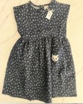 New Skye Blue Denim Hearts Dress 5 6Y