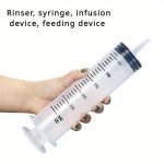 Large Capacity Disposable Feeder With Wide Mouth And Clear Scale - Compatible With Syringes And Syringe Irrigators - Suitable Fo