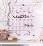 Acrylic Monthly Planner - Pink - 600MM X 600MM