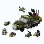 138 Piece - Army Missile Launcher Truck Building Blocks - Multicolour