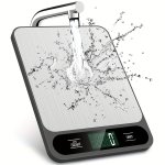 1PC Food Scale Black 22LB 10KG Digital Kitchen Scale Grams And Oz For Baking Cooking And Weight Loss 1G 0.04OZ Precise Graduatio