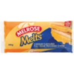 Melts Cheddar Flavoured Full Cream Processed Cheese Slices 400G