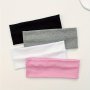 4pcs Solid Color Wide Hairbands Stretchy Turban Style Headbands Elastic Workout Hair Bands Fashionable Yoga Sweatbands Head Wraps For Women