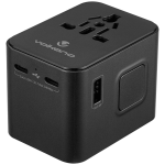 Volkano International Series Travel Adapter VK-8016-BK V2