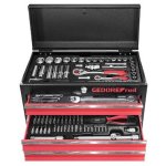 GEDORE 113 Piece 1 4" & 1 2" Tool Chest Assortment R21530113 3365008