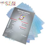 A4 Waterproof Inkjet Silver Holographic Vinyl – Rain Drops 10 Sheets