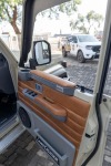 Land Cruiser 79 Front Armrest With Cup Holder Grey Frame With Diesel Toffee Leather For
