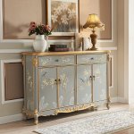 Wood Cabinet Whole Retro Furniture Painted Storage Finishing Shoes