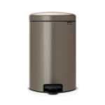 Brabantia Pedal Bin Newicon 20 Litre In Various Colours - Matt Steel