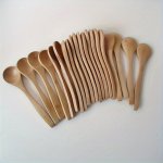 6PCS Bamboo Long Handle Spoon Set - Perfect For Coffee & Creative Dishes Durable Kitchen Utensils Ideal Christmas/thanksgiving G