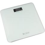 Electronic Round Edge Glass Scale White