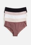 5-PACK Hipster Briefs - Dusty Pink & Light Pink