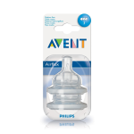 Philips Avent Teat - Silicone -3 Month+ 2 Units Airflex Medium