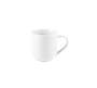 - Embossed Lines Whisper White Coffee Mug Set Of 4