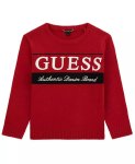 Guess Boys Long Sleeve 7B Sweater In Red - Red 14