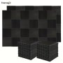 50PCS Of 2.54CM X 30.48CM X 30.48CM Acoustic Foam Wall Panels - Improve Your Studio Soundproofing & Absorption Treatment Eid Al-adha Mubarak