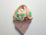 Rose Quartz Fimo Pendant F530