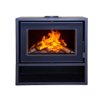 750 On Log Base Closed Combustion Freestanding Fireplace 11 - 14KW
