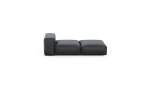 Lounger - Velvet - Dark Grey - 199CM X 84CM