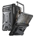 Google Pixel Fold Premium Full Body Rugged Spartan Series Case Gunmetal