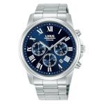 LORUS Classic Men's Quartz Chronograph Watch Dark Blue Sunray Dial