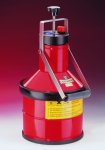 Kgw Schieder Disposal Cans Orange Coatings Type E1 Cap. 8 Ltrs