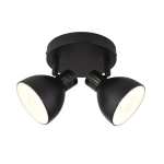 Ellie Double Metal Spotlight Black
