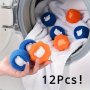 Pet Hair Removal Laundry Balls - 2/4/8/12pcs Reusable & Machine Washable Fabric Softener Alternative For Clothes & Furniture