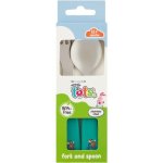 Made 4 Tots Stainless Steel Cutlery Set Green