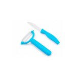 Knife And Peeler Set Ceramic