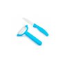 Knife And Peeler Set Ceramic