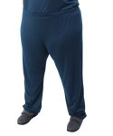 Ladies Plain Pj Pants - 6XL Navy