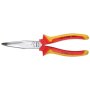 GEDORE Vde Bent Nose Telephone Pliers 160MM Vde 8132 AB-160 H 1552139