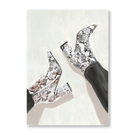 Top Fashion Art Print - A4