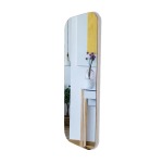 Birch Rounded Rectangle Frameless Mirror Medium Large - Set Of 2 Large