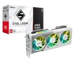 Asrock Amd Radeon Rx 9070 Steel Legend 16GB Oc Gpu 2700 Mhz 20 Gbps GDDR6 256BIT 3RD Gen Rt 2ND Gen Ai Accelerators PCIE5.0