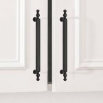 Goldenwarm 25 Pack 6-1 4 Inch Black Cabinet Pulls Matte Black Drawer Pulls Kitchen Cabinet Handles Zinc Alloy Drawer Handles For
