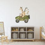 Safari Game Drive Adventure Wall Stickers