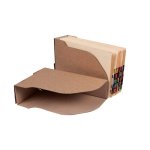 Cardboard Document Containers Lateral 36 X 24 X 10 Cm Pack Of 25 BCA301