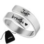 Bella Bear Just Breathe Adjustable Ring For Women - Gold