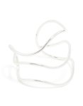 Silver Triple Squiggle Wrist Cuff