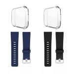 Fitbit Killer Deals Versa Screen Protector + Silicone Strap Combo - Best Bargains Online