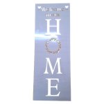 Plastic Stencil Design Welcome To Our Home Square 60CM