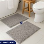 2-PIECE Bathroom Mat Set 50X80