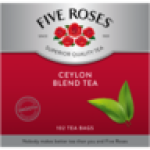 Five Roses Ceylon Blend Tagless Tea Bags 102 Pack