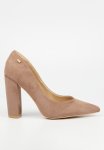 Criss 6 Block Heel Court - Taupe