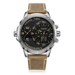 Megir 2093 Chronograph Watch - Silver