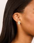 Goldair Gold Diamante Hoop Earrings 3-PACK